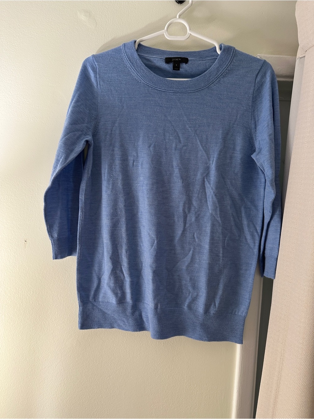 J.Crew Light Blue Women's Crewneck Sweater